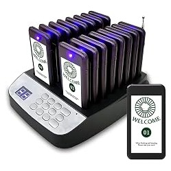 Restaurant Pager System, 1640ft Long Range Restaurant Pager System, 1640ft Long Range