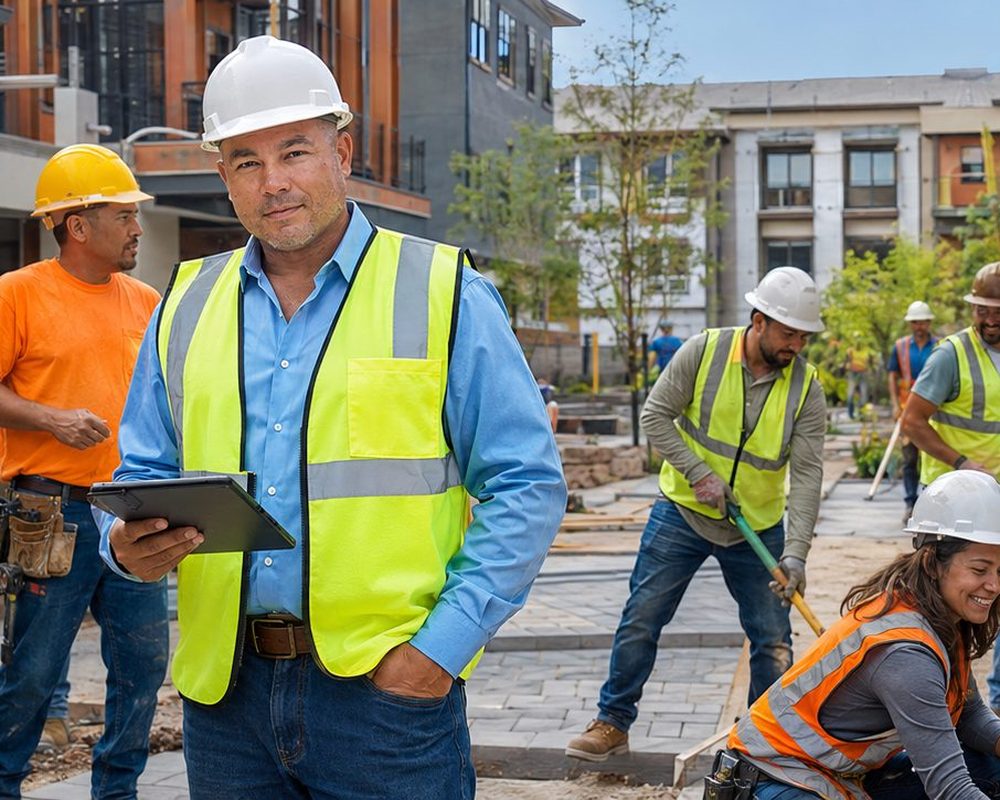 Rate & Review Both Ways | Labor Dia Rate & Review Both Ways โ Coastal concrete construction crew setting rebar and formwork on an oceanfront job site