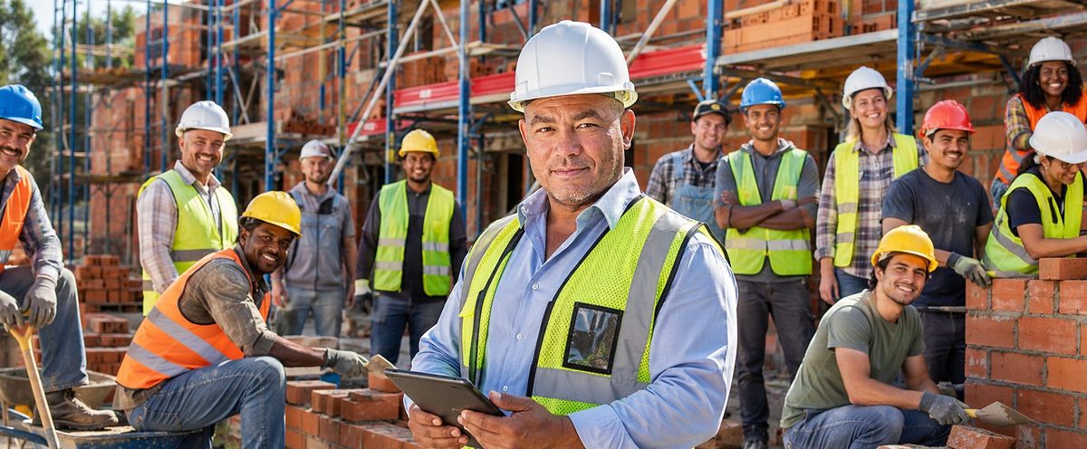 Why Labor Dia โ a community of working crews Community of construction workers on a job site
